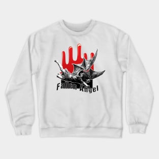 Evil angel fallen to hell Crewneck Sweatshirt